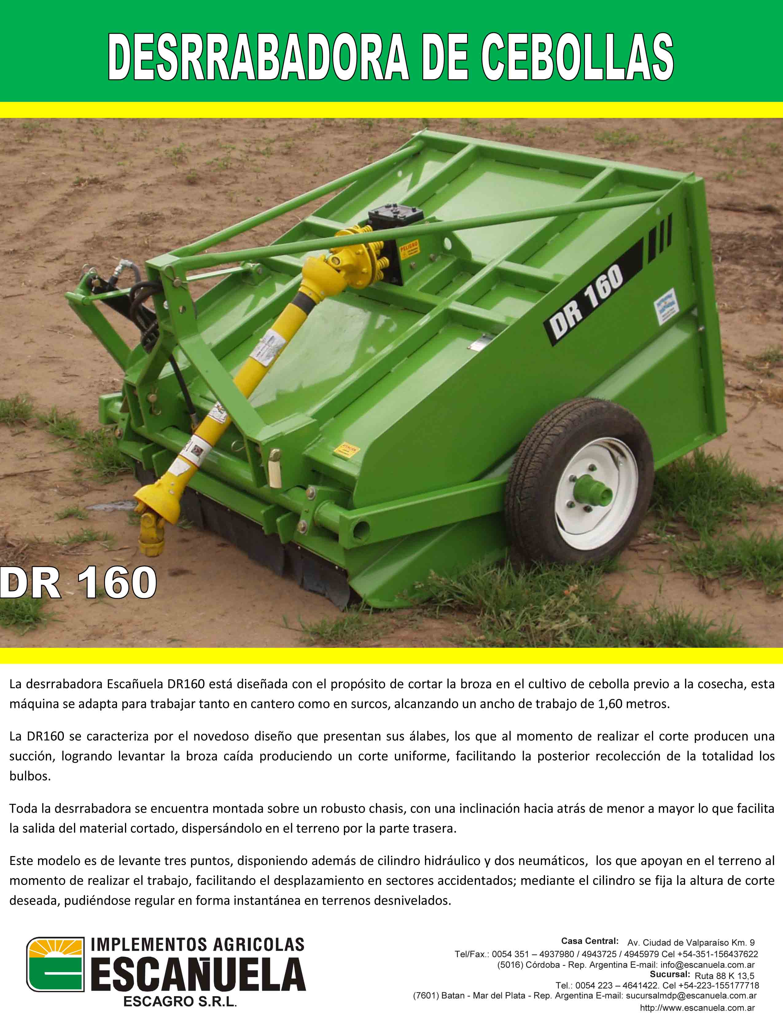 Folleto DR160